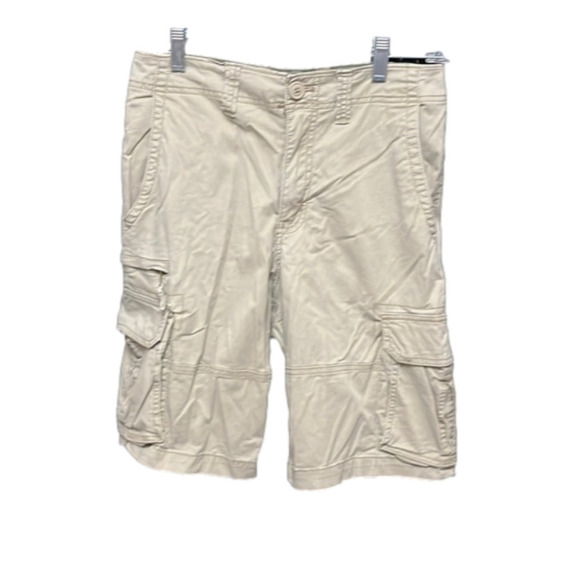 𝅺GEORGE- tan cargo shorts - Picture 1 of 4